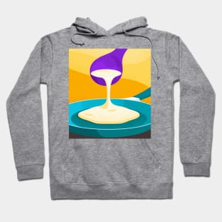 Crepe batter pours onto griddle Hoodie